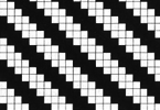 diagonal geflochtenes Muster in Köperbindung